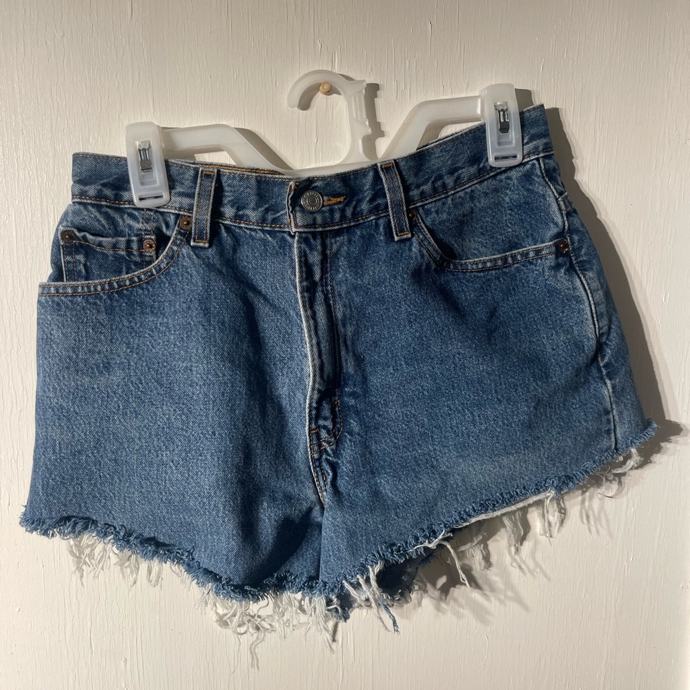 Levi Strauss womens 12 Jean Shorts